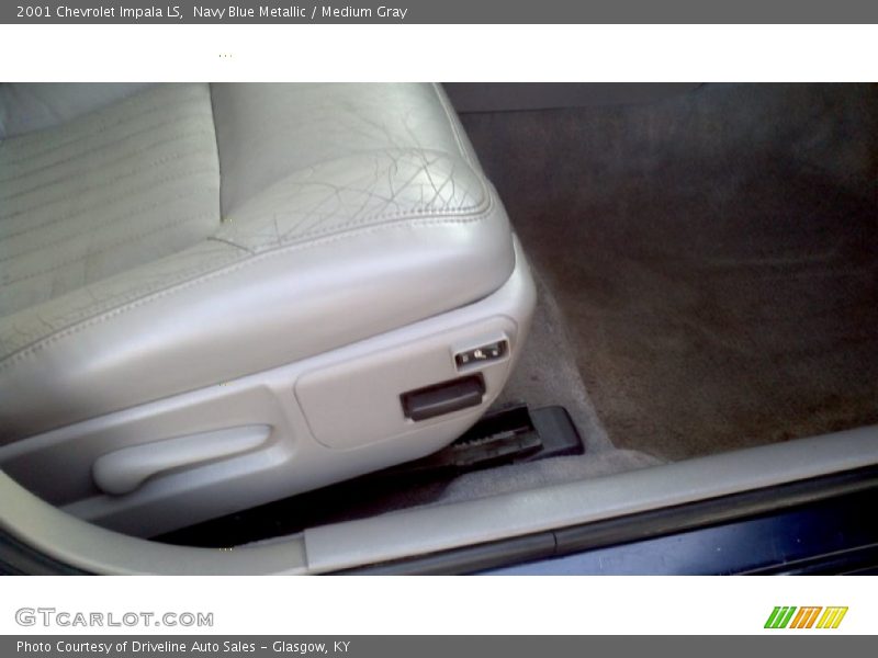 Navy Blue Metallic / Medium Gray 2001 Chevrolet Impala LS