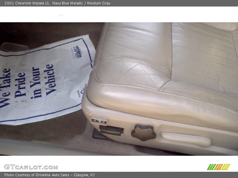 Navy Blue Metallic / Medium Gray 2001 Chevrolet Impala LS