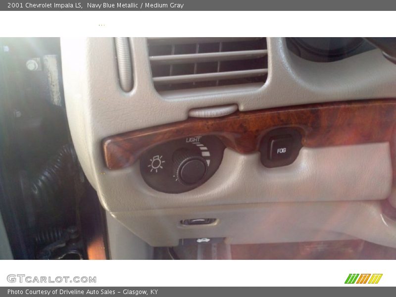 Navy Blue Metallic / Medium Gray 2001 Chevrolet Impala LS