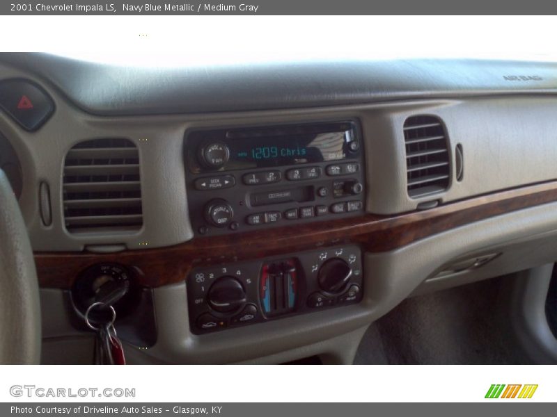 Navy Blue Metallic / Medium Gray 2001 Chevrolet Impala LS