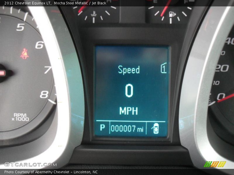 Mocha Steel Metallic / Jet Black 2012 Chevrolet Equinox LT