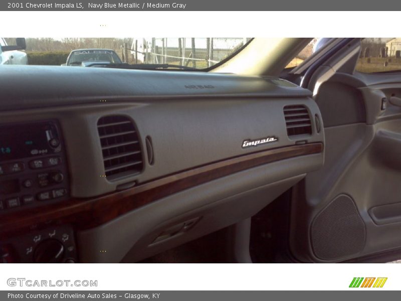Navy Blue Metallic / Medium Gray 2001 Chevrolet Impala LS