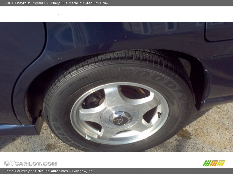 Navy Blue Metallic / Medium Gray 2001 Chevrolet Impala LS