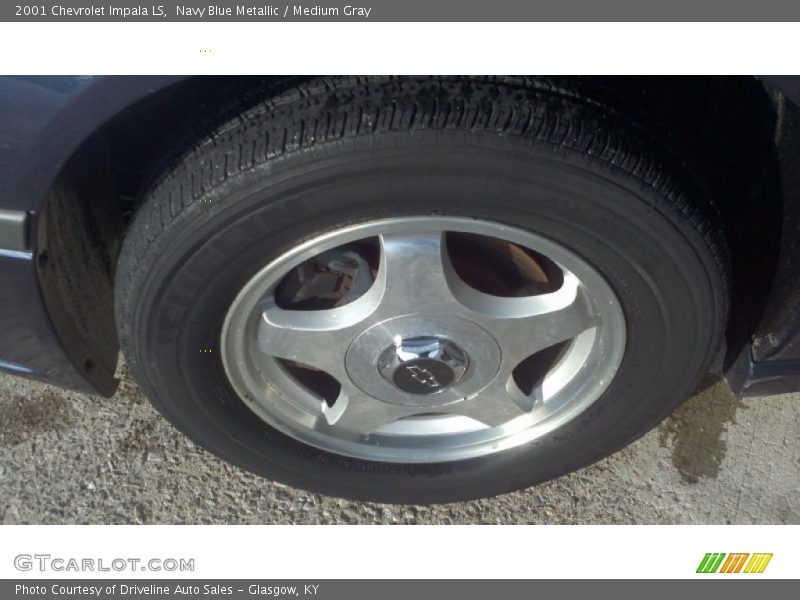 Navy Blue Metallic / Medium Gray 2001 Chevrolet Impala LS