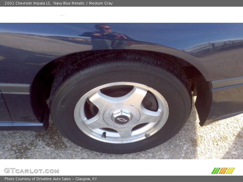 Navy Blue Metallic / Medium Gray 2001 Chevrolet Impala LS