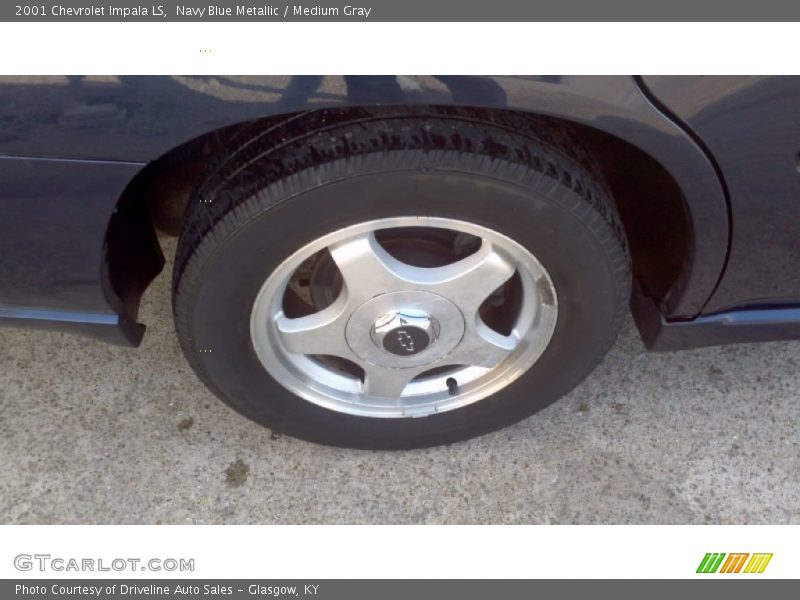 Navy Blue Metallic / Medium Gray 2001 Chevrolet Impala LS