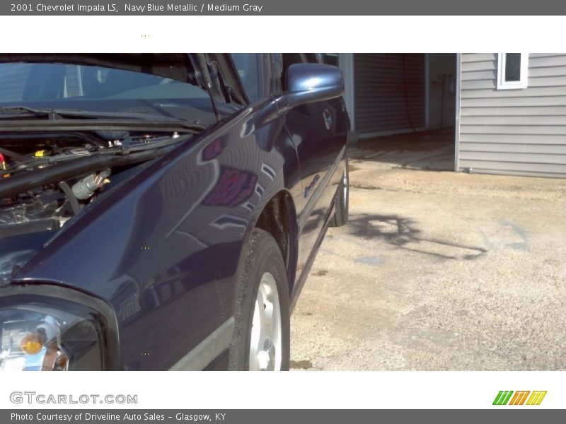 Navy Blue Metallic / Medium Gray 2001 Chevrolet Impala LS