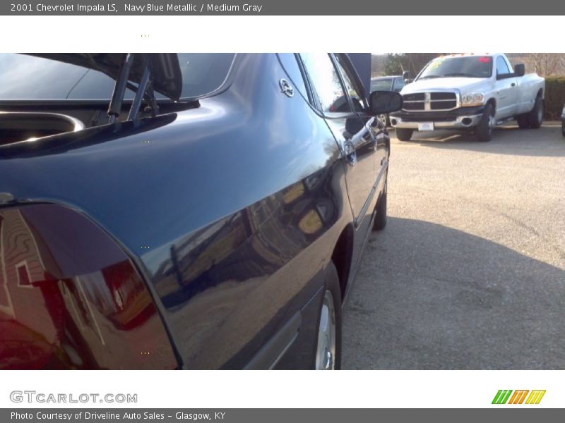 Navy Blue Metallic / Medium Gray 2001 Chevrolet Impala LS
