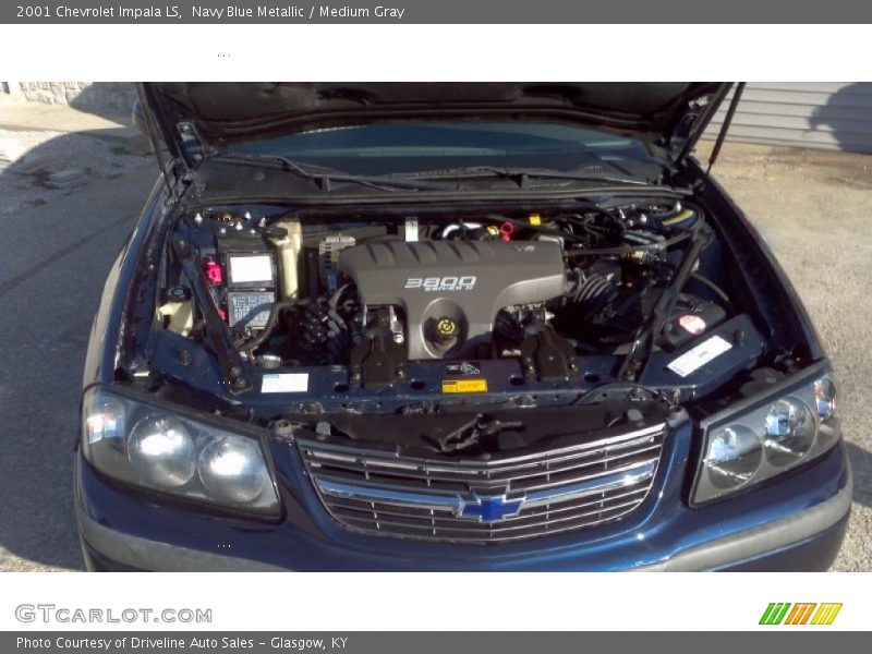 Navy Blue Metallic / Medium Gray 2001 Chevrolet Impala LS
