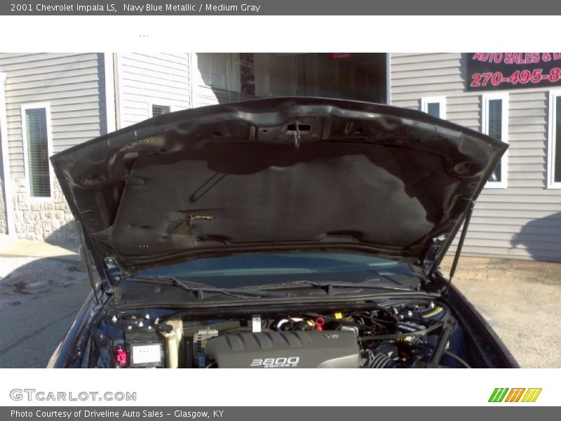 Navy Blue Metallic / Medium Gray 2001 Chevrolet Impala LS