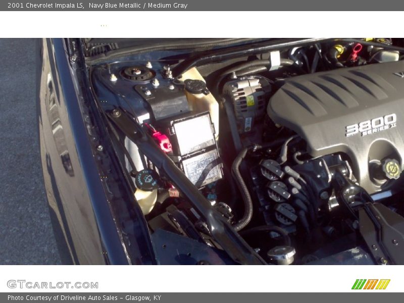 Navy Blue Metallic / Medium Gray 2001 Chevrolet Impala LS