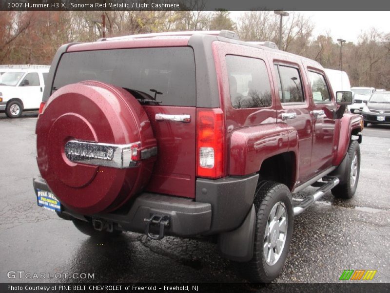Sonoma Red Metallic / Light Cashmere 2007 Hummer H3 X