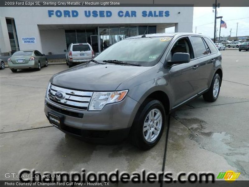 Sterling Grey Metallic / Medium Light Stone 2009 Ford Edge SE