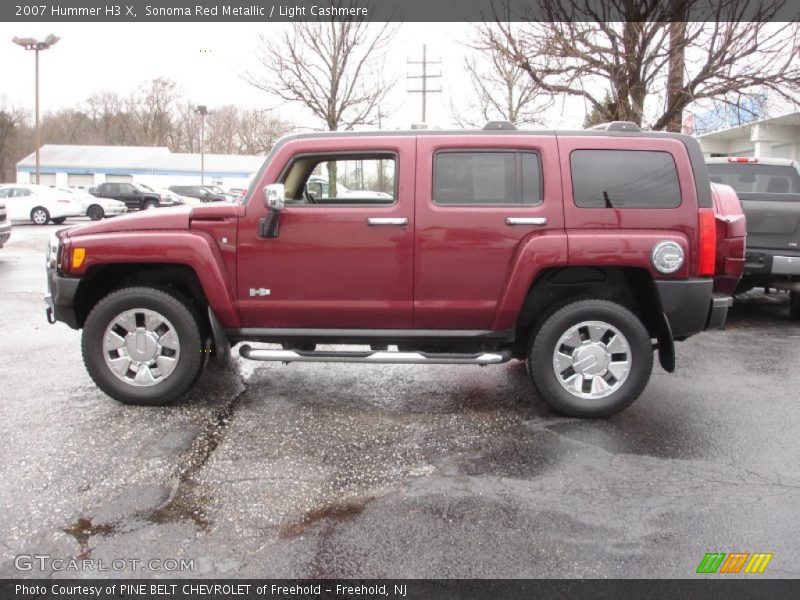  2007 H3 X Sonoma Red Metallic