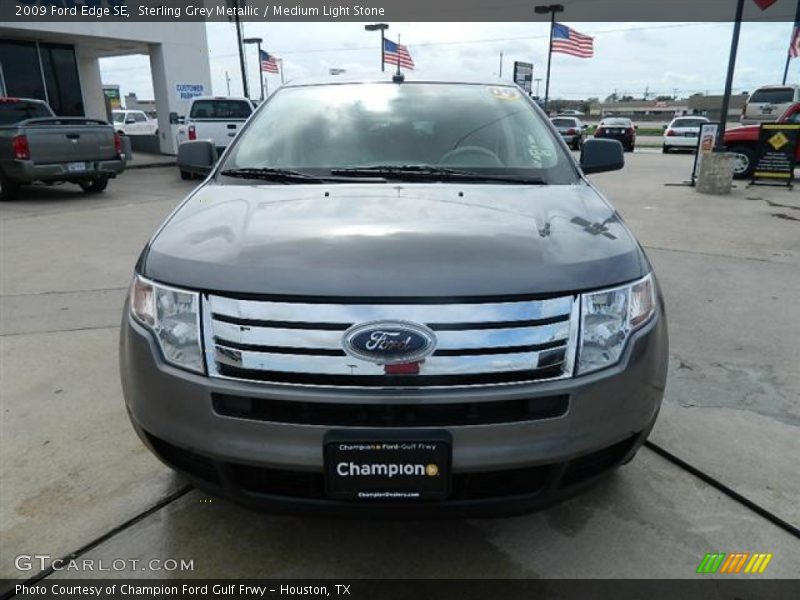 Sterling Grey Metallic / Medium Light Stone 2009 Ford Edge SE