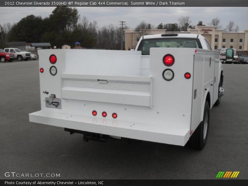 Summit White / Dark Titanium 2012 Chevrolet Silverado 3500HD WT Regular Cab 4x4 Commercial