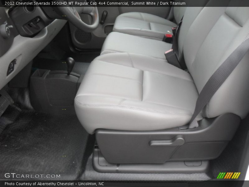 Summit White / Dark Titanium 2012 Chevrolet Silverado 3500HD WT Regular Cab 4x4 Commercial