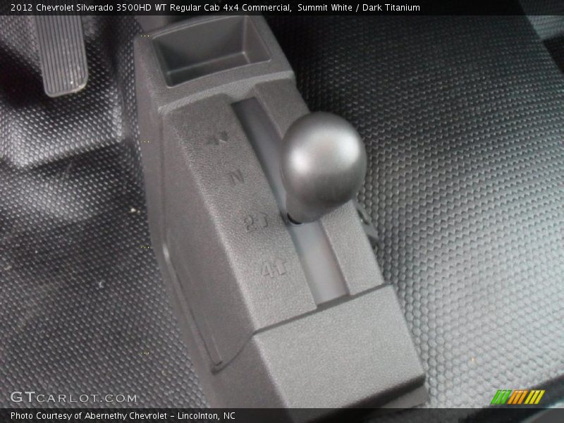Summit White / Dark Titanium 2012 Chevrolet Silverado 3500HD WT Regular Cab 4x4 Commercial
