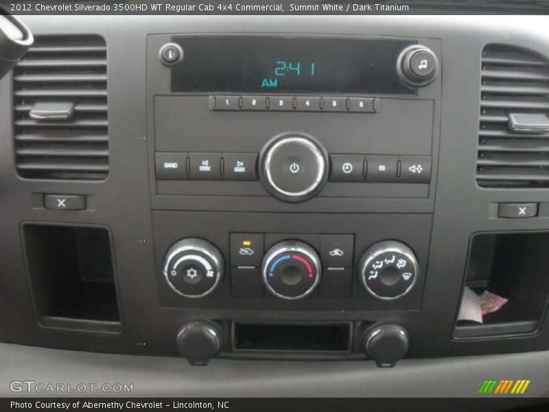 Controls of 2012 Silverado 3500HD WT Regular Cab 4x4 Commercial
