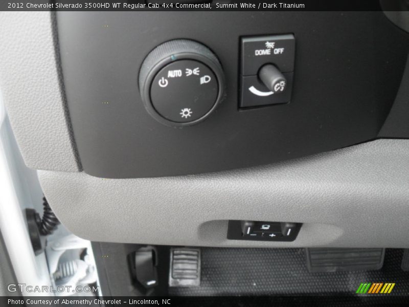 Summit White / Dark Titanium 2012 Chevrolet Silverado 3500HD WT Regular Cab 4x4 Commercial