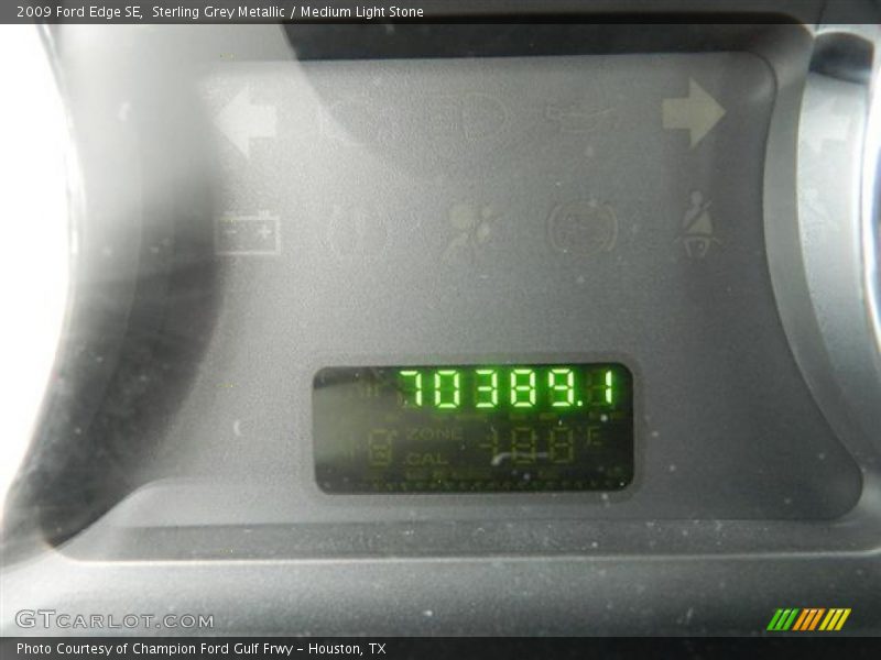 Sterling Grey Metallic / Medium Light Stone 2009 Ford Edge SE