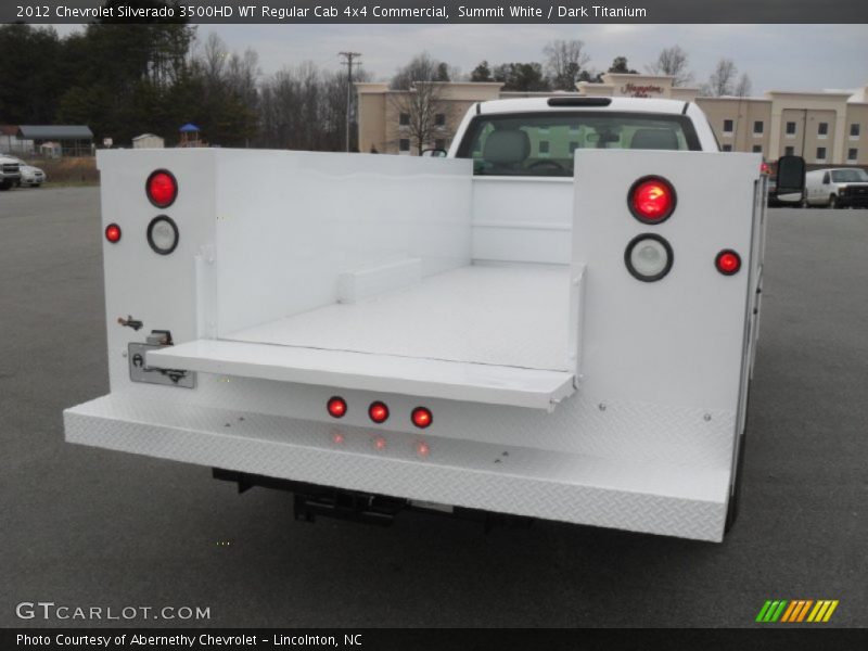 Summit White / Dark Titanium 2012 Chevrolet Silverado 3500HD WT Regular Cab 4x4 Commercial