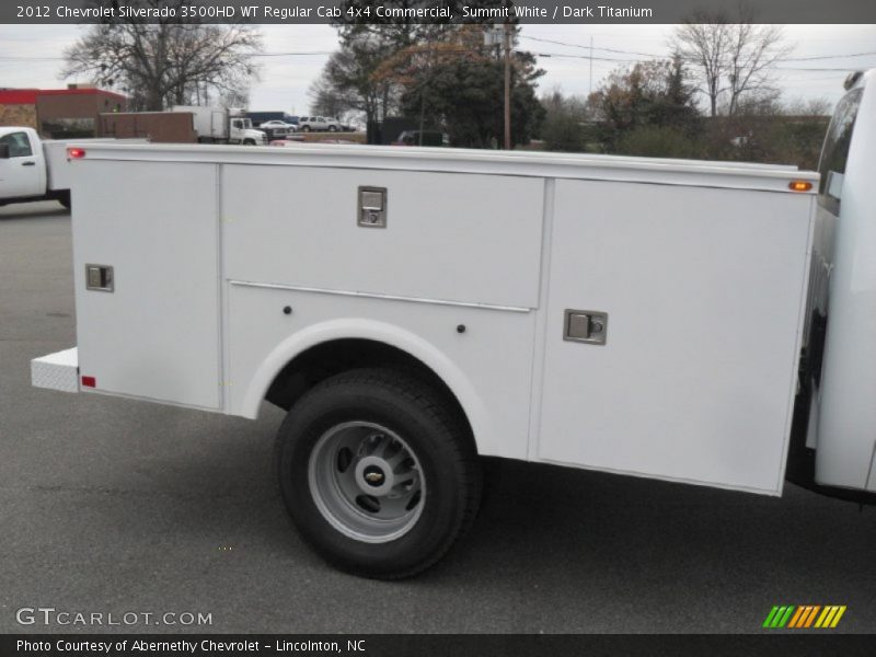 Summit White / Dark Titanium 2012 Chevrolet Silverado 3500HD WT Regular Cab 4x4 Commercial