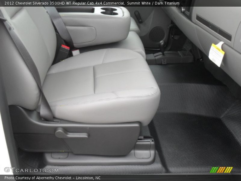 Summit White / Dark Titanium 2012 Chevrolet Silverado 3500HD WT Regular Cab 4x4 Commercial