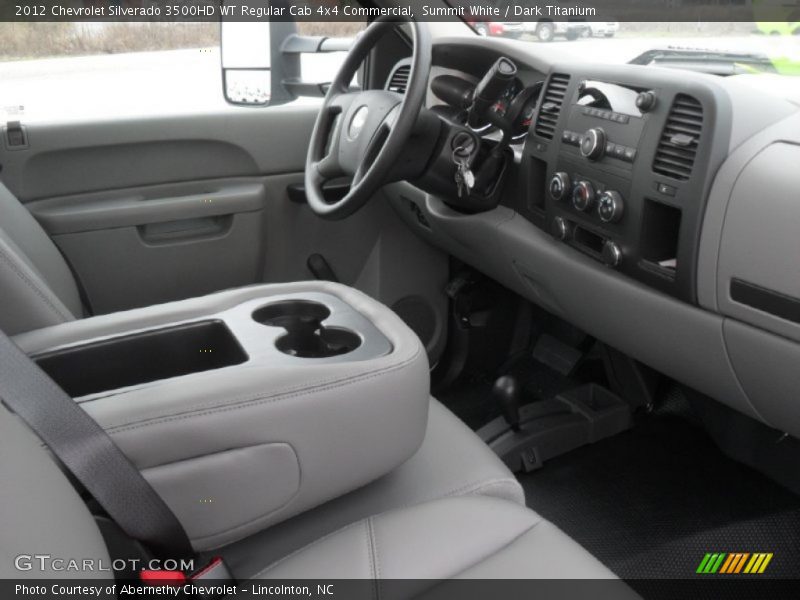 Summit White / Dark Titanium 2012 Chevrolet Silverado 3500HD WT Regular Cab 4x4 Commercial