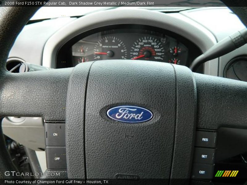 Dark Shadow Grey Metallic / Medium/Dark Flint 2008 Ford F150 STX Regular Cab