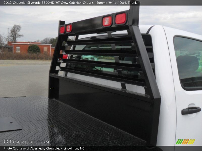 Summit White / Dark Titanium 2012 Chevrolet Silverado 3500HD WT Crew Cab 4x4 Chassis