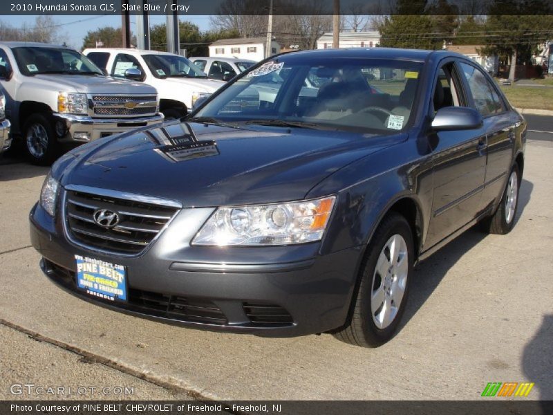 Slate Blue / Gray 2010 Hyundai Sonata GLS