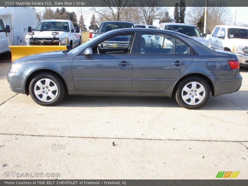 Slate Blue / Gray 2010 Hyundai Sonata GLS