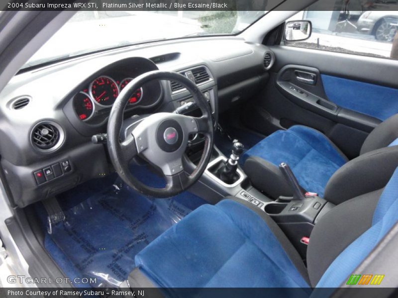  2004 Impreza WRX STi Blue Ecsaine/Black Interior