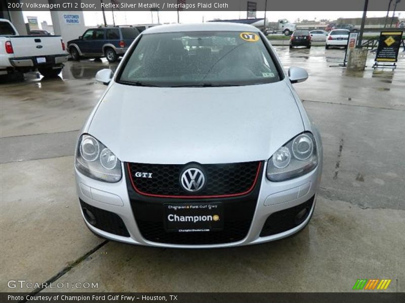 Reflex Silver Metallic / Interlagos Plaid Cloth 2007 Volkswagen GTI 2 Door