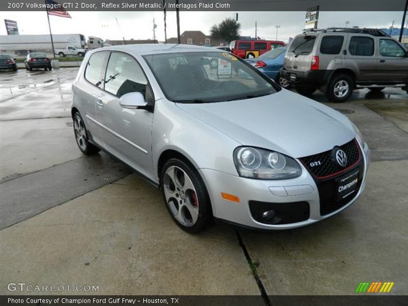 Reflex Silver Metallic / Interlagos Plaid Cloth 2007 Volkswagen GTI 2 Door