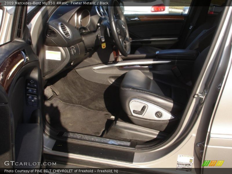 Pewter Metallic / Black 2009 Mercedes-Benz ML 350 4Matic