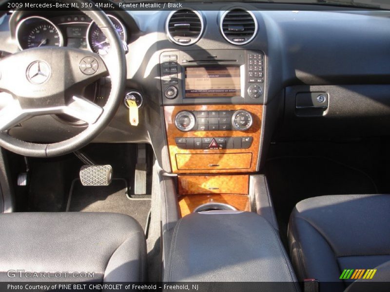 Pewter Metallic / Black 2009 Mercedes-Benz ML 350 4Matic