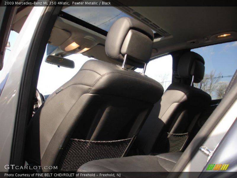 Pewter Metallic / Black 2009 Mercedes-Benz ML 350 4Matic