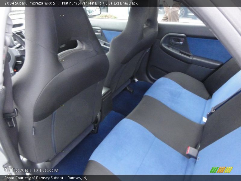  2004 Impreza WRX STi Blue Ecsaine/Black Interior