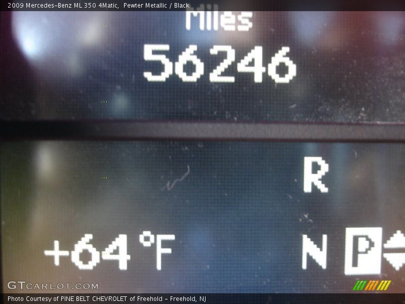 Pewter Metallic / Black 2009 Mercedes-Benz ML 350 4Matic