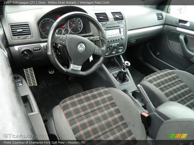 Reflex Silver Metallic / Interlagos Plaid Cloth 2007 Volkswagen GTI 2 Door