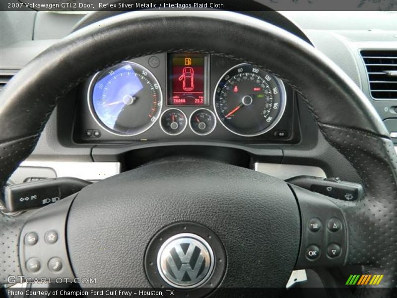 Reflex Silver Metallic / Interlagos Plaid Cloth 2007 Volkswagen GTI 2 Door