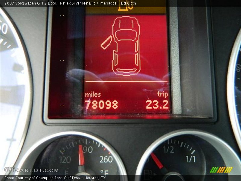 Reflex Silver Metallic / Interlagos Plaid Cloth 2007 Volkswagen GTI 2 Door
