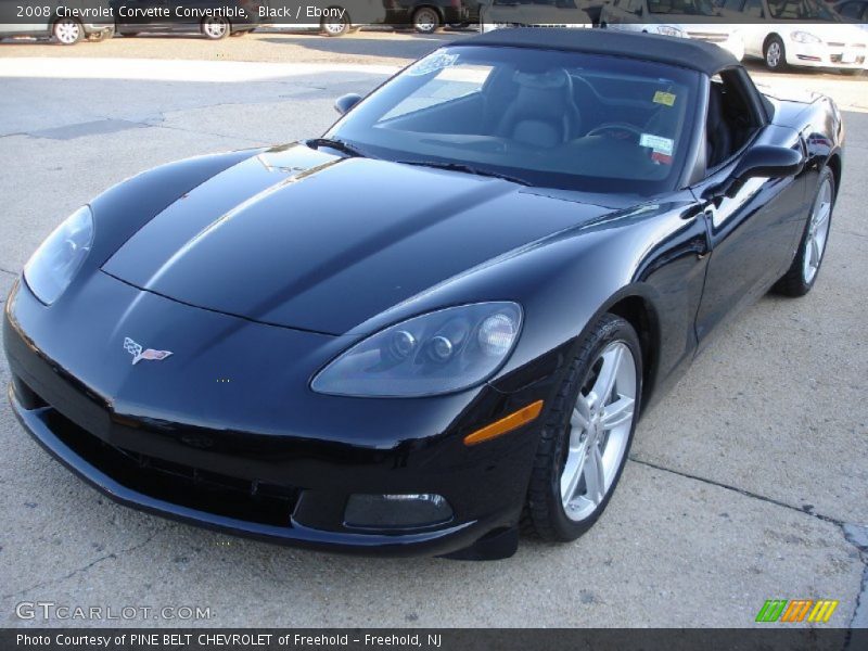 Black / Ebony 2008 Chevrolet Corvette Convertible