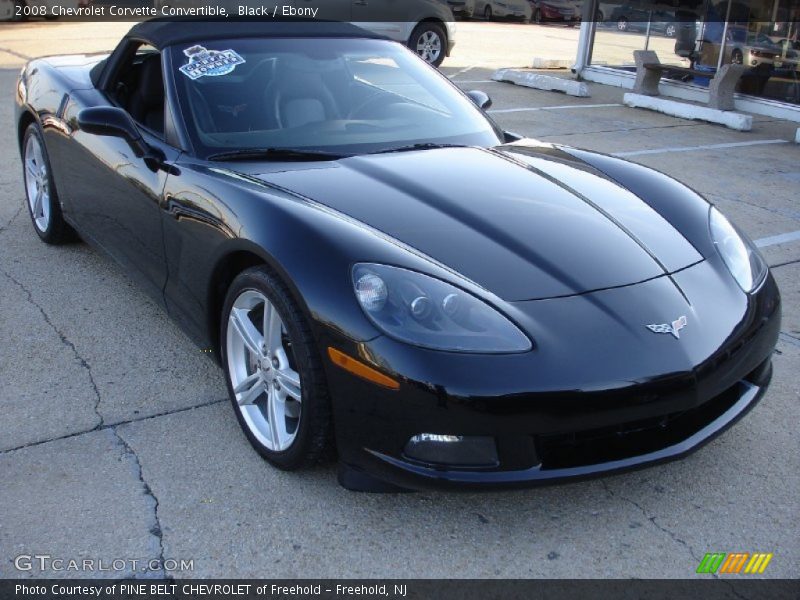 Black / Ebony 2008 Chevrolet Corvette Convertible