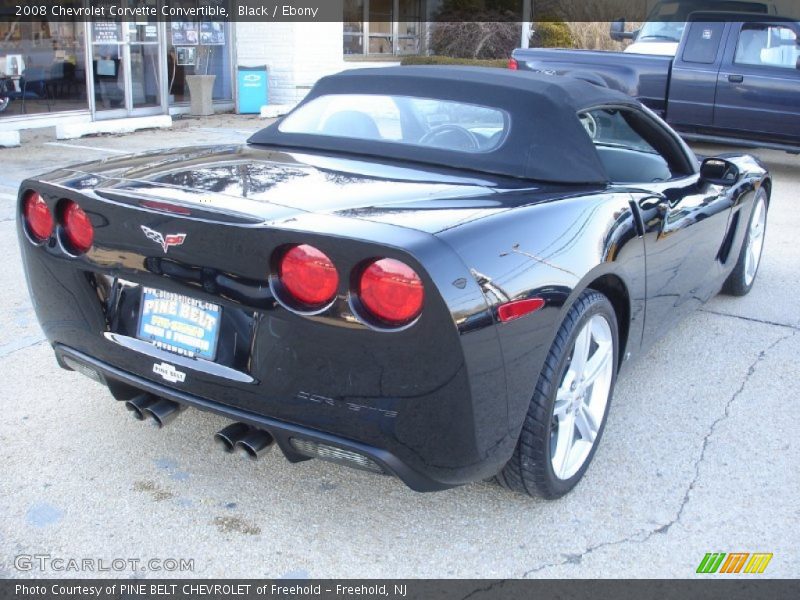 Black / Ebony 2008 Chevrolet Corvette Convertible