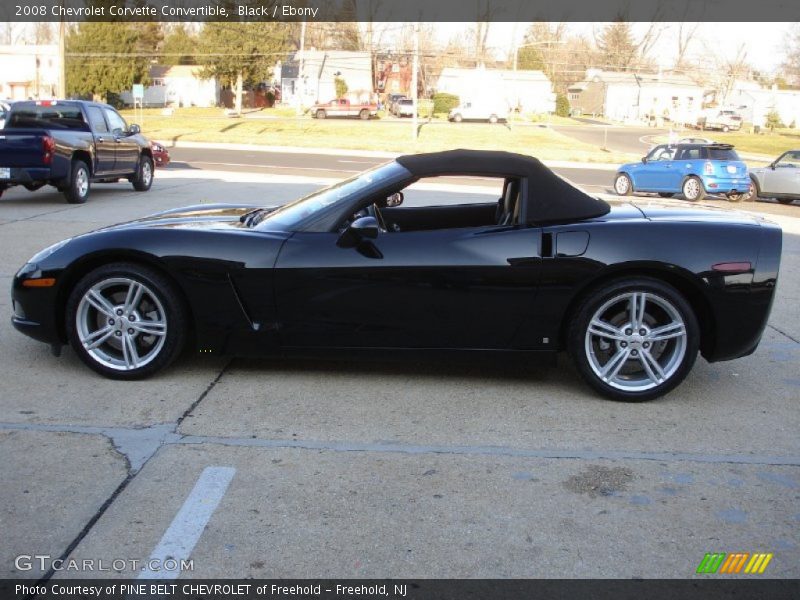 Black / Ebony 2008 Chevrolet Corvette Convertible