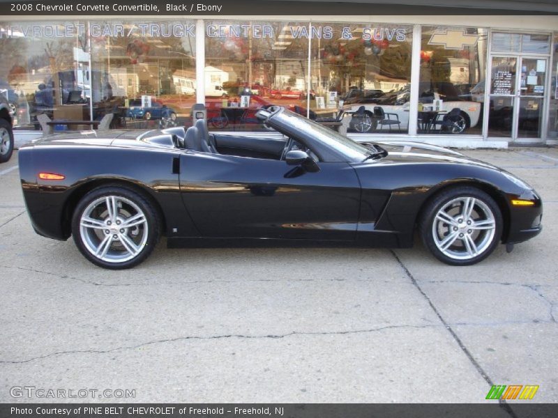 Black / Ebony 2008 Chevrolet Corvette Convertible