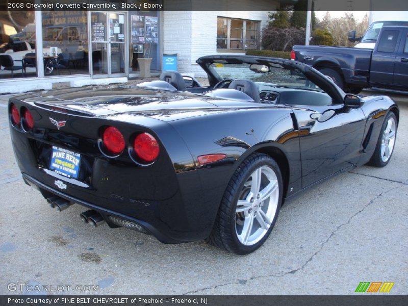 Black / Ebony 2008 Chevrolet Corvette Convertible